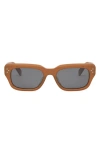 Celine Bold 3 Dots 54mm Rectangular Sunglasses