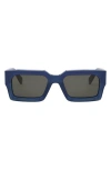 Celine Bold 3 Dots 54mm Rectangular Sunglasses