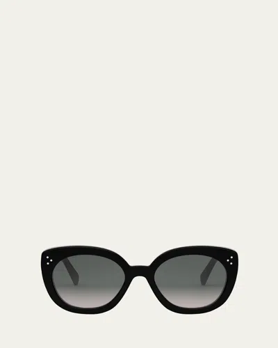 CELINE BOLD 3 DOTS ACETATE BUTTERFLY SUNGLASSES