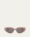 Celine Bold 3 Dots Acetate Cat-eye Sunglasses
