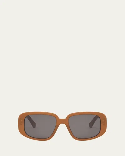 CELINE BOLD 3 DOTS ACETATE SHIELD SUNGLASSES