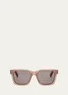 CELINE BOLD 3 DOTS ACETATE SQUARE SUNGLASSES