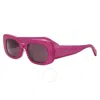 Celine Bold 3 Dots Brown Rectangular Ladies Sunglasses Cl40287u 72e 51