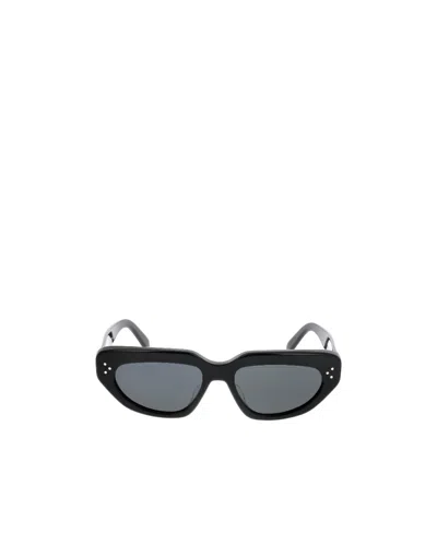 Celine Bold 3 Dots Cat-eye Frame Sunglasses In Gray