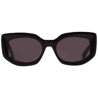 Pre-owned Celine Bold 3 Dots Grey Cat Eye Ladies Sunglasses Cl40277i 01a 54 Cl40277i 01a In Gray