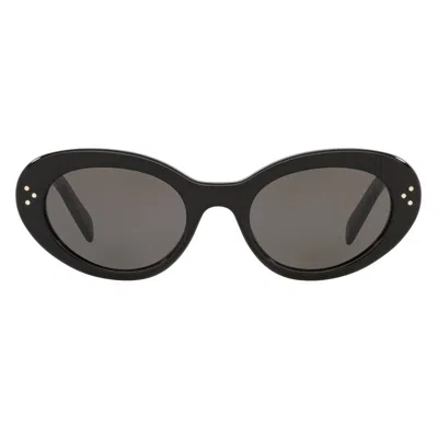 Celine Bold 3 Dots Grey Oval Ladies Sunglasses Cl40193i 01a 53 In ["grey","black"]