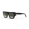 Celine Bold 3 Dots Grey Smoke Cat Eye Ladies Sunglasses Cl40187i 01a 51 In Black