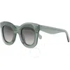 Celine Bold 3 Dots Smoke Gradient Butterfly Ladies Sunglasses Cl4005in 93b 47