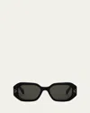 Celine Bold 3 Dots Square Acetate Sunglasses In Grey
