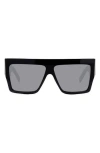 Celine Bold 3 Dots Square Sunglasses In Black