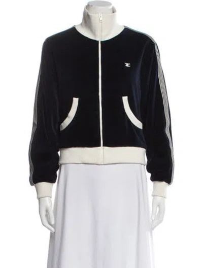 Pre-owned Celine Bomber Jacket In Blue