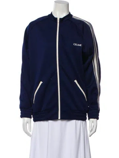Pre-owned Celine Bomber Jacket In Blue