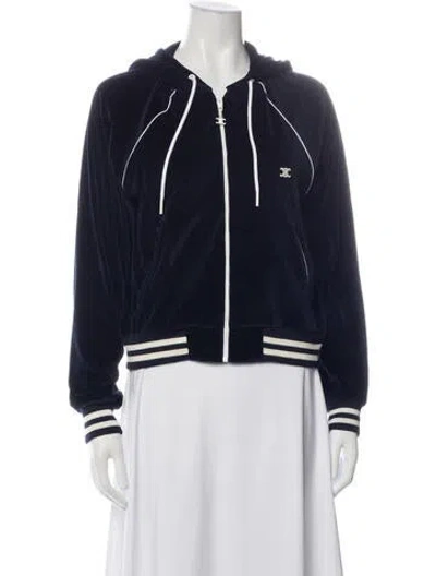 Pre-owned Celine Bomber Jacket In Blue