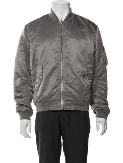 Pre-owned Celine Bomber Jacket In Gray