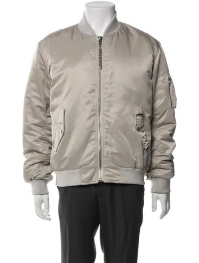 Pre-owned Celine Bomber Jacket In Gray