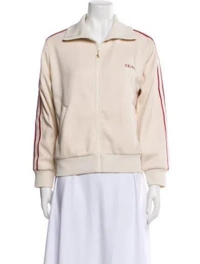 Pre-owned Celine Bomber Jacket In Neutral