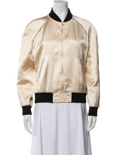 Pre-owned Celine Bomber Jacket In Neutrals