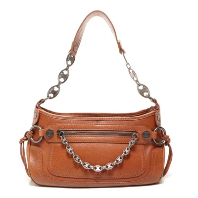 Pre-owned Celine Boogie Brown Leather Shoulder Bag ()