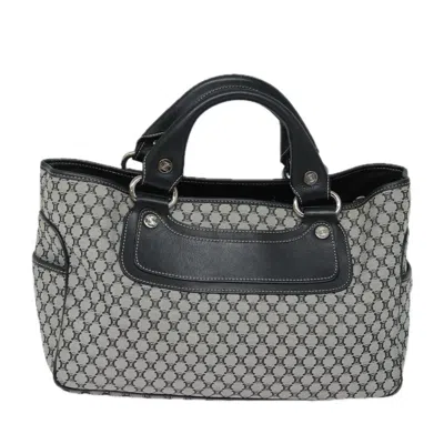 Pre-owned Celine Boogie Canvas Handbag () In Blue