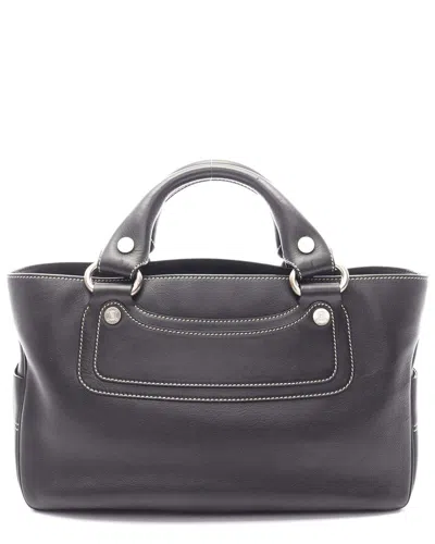 Celine Boogie Handbag Black (authentic Pre-loved) In Gray