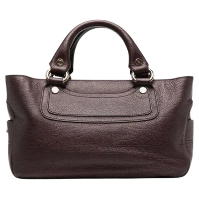 Pre-owned Celine Boogie Iridescent Brown Leather Tote Bag