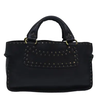 Pre-owned Celine Boogie Leather Handbag () In Black