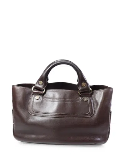 Pre-owned Celine Boogie Tote Bag In Brown