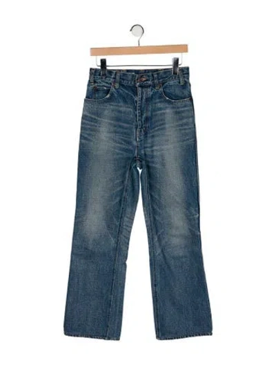 Pre-owned Celine Bootcut Jeans In Blue