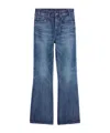 Celine Bootcut Jeans In Dark Union Wash Denim In Blue