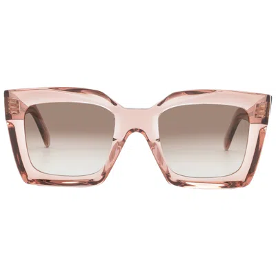 Celine Bordeaux Gradient Square Ladies Sunglasses Cl401301 72t 51 In Pink