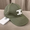 Celine Bowler Cap In Green