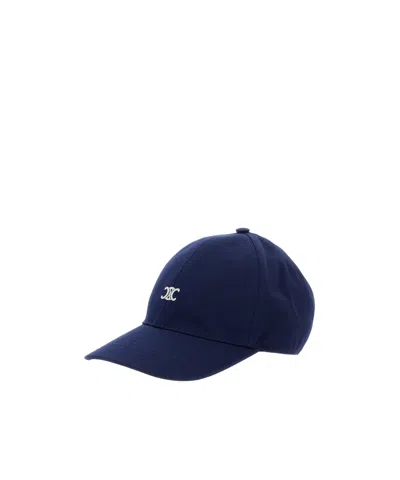 Celine Bowler Cap In Blue