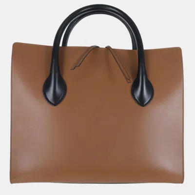 Pre-owned Celine Boxy Tote Bag In Brown