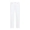 Celine Boyfriend Jeans 001 In Cotton Denim In White