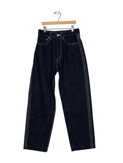 Pre-owned Celine Boyfriend 002 Wide Leg Jeans In Blue
