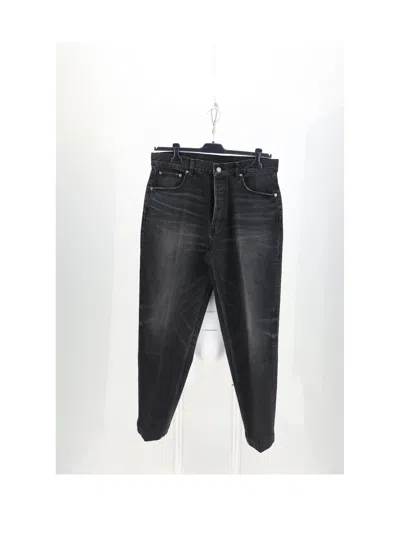 Celine Boyfriend Cut Denim Jeans In Black