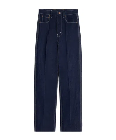 Celine Boyfriend Jeans 002 In Lightweight Indigo Denim In Blue