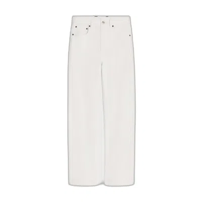 Celine Boyfriend Jeans In Red