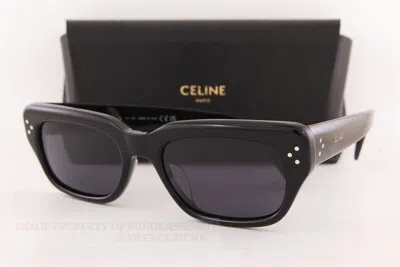 Pre-owned Celine Brand  Sunglasses Cl 40267u 01a Black/dark Gray For Men Women