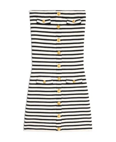 Celine Breast Dress In White
