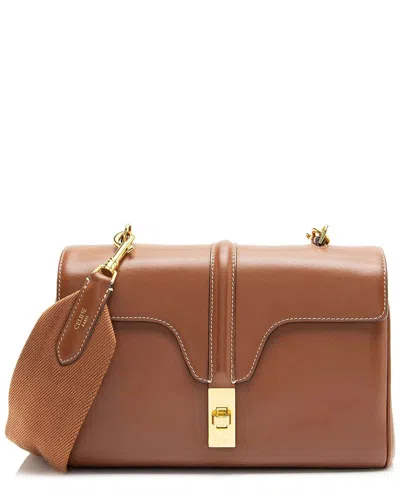 Celine Brown Calfskin Soft 16 Teen Shoulder Bag (authentic Pre-loved)