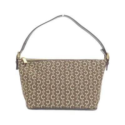 Pre-owned Celine Brown Canvas Shoulder Bag ()