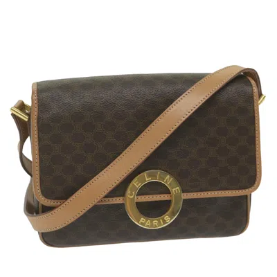 Pre-owned Celine Céline Brown Canvas Shoulder Bag ()