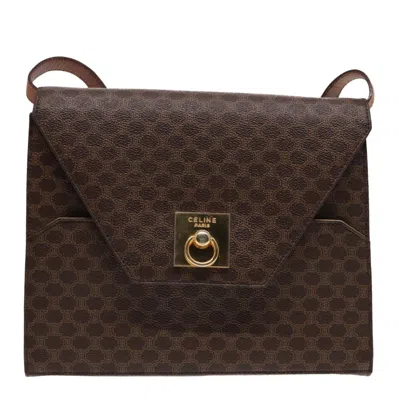 Pre-owned Celine Céline Brown Canvas Shoulder Bag ()