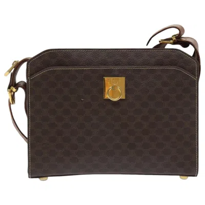 Pre-owned Celine Céline Brown Canvas Shoulder Bag ()
