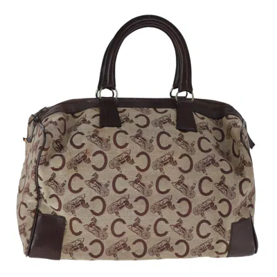Pre-owned Celine Céline Brown Canvas Travel Bag ()