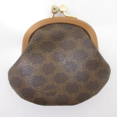 Pre-owned Celine Brown Coin Purse/coin Case ()