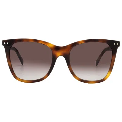 Celine Brown Gradient Butterfly Ladies Sunglasses Cl40134i 53f 55 In Animal Print