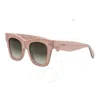 Celine Brown Gradient Cat Eye Ladies Sunglasses Cl4004in 74f 50 In Pink Smoke