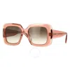 Celine Brown Gradient Square Ladies Sunglasses Cl40263i 74f 54